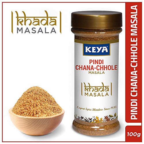 Indian Pure Delicious Keya Khada Masala - Pindi Chana-Chhole Khada Masala: Pre-Roasted Coarse Ground Whole Spice Mix, 100 g von ECH