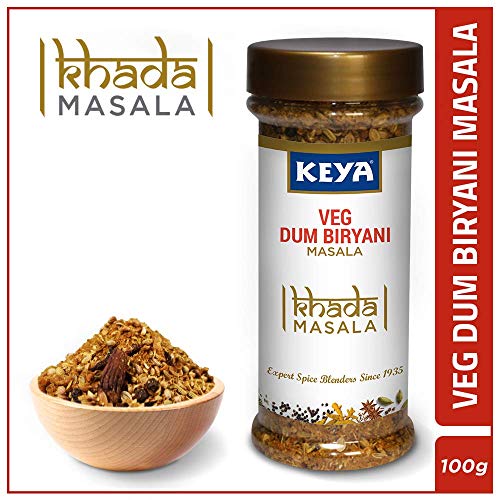 Indian Pure Delicious Keya Khada Masala - Veg Dum Biryani Khada Masala: Pre-Roasted Coarse Ground Whole Spice Mix, 100 g von ECH