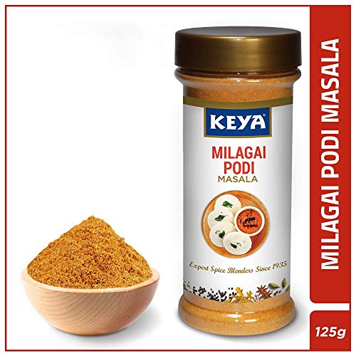 Indian Pure Delicious Keya No Preservatives Milagai Podi (Madras Chutney) Masala, Spice Mix, 125 g von ECH