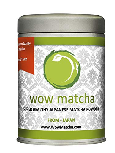 Natural Pure Herbal WowMatcha Japanese Premium Grade Hand Ground Matcha Powder, 100g von ECH