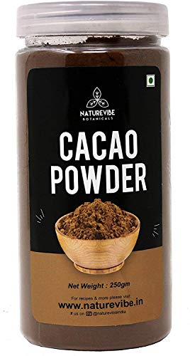 Naturevibe Botanicals Natural Cocoa Powder - 250gm von ECH