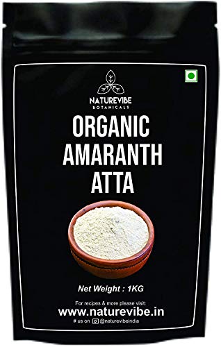 Naturevibe Botanicals Organic Amaranth Flour - 1Kg | Rajgira Flour von ECH