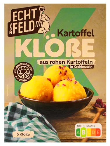 Echt Vom Feld Kartoffel-Klöße aus rohen Kartoffeln, 7er Pack (7 x 200g) von ECHT VOM FELD