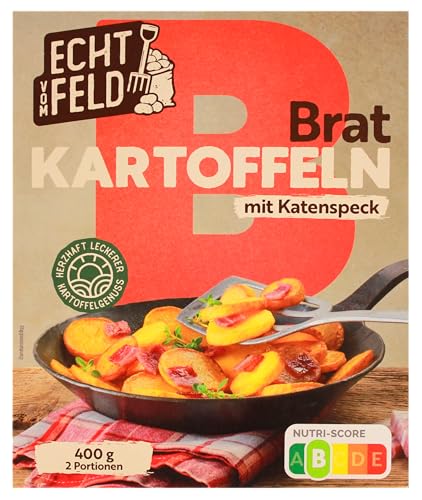 Echt vom Feld Brat-Kartoffeln mit Katenspeck, 10er Pack (10 x 400g) von ECHT VOM FELD