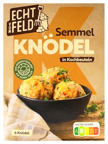 Echt vom Feld Semmel-Knödel in Kochbeuteln, 7er Pack (7 x 200g) von ECHT VOM FELD