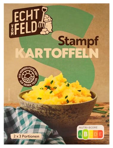 Echt vom Feld Stampf-Kartoffeln, 9er Pack (9 x 180g) von ECHT VOM FELD