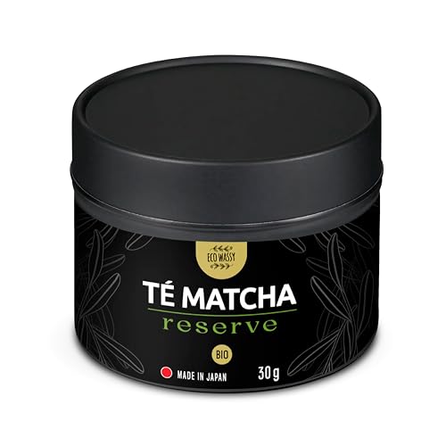 Matcha RESERVE Grade, Japanisches Zertifikat. Bio. 30g – [EcoWassy] Keine Zusatzstoffe, Rein Natürlich. Original Matcha Grüntee - Erste Ernte. Herkunft: Kyoto von ECO WASSY