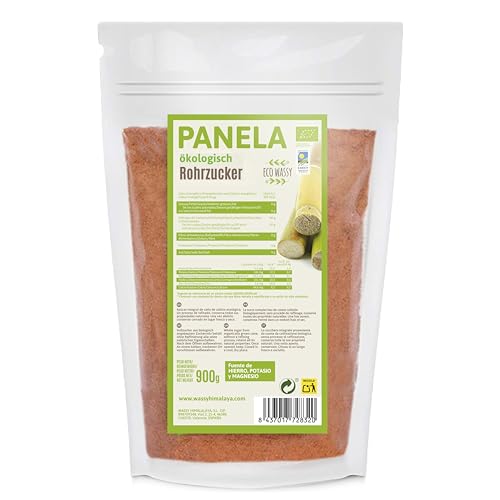 Panela |BIO| Aus Kolumbien, Bio, OHNE Raffinierung. Vollständiger Brauner Zucker Aus Kolumbianischem Zuckerrohr. Hoher Nährstoffgehalt. Pulverisiert, Ohne Konservierungsstoffe Oder Zusatzstoffe, 100% von ECO WASSY