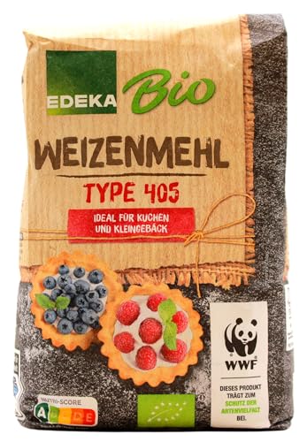 Edeka Bio Weizenmehl Type 405, 10er Pack (10 x 1 kg) von EDEKA Bio