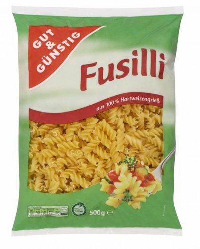 GUT&GÜNSTIG Fusilli 500g von EDEKA Zentrale AG Co. KG