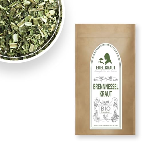 Brennnessel Tee BIO 250g | EDEL KRAUT | 100% reines BIO Brennnesselkraut inkl. Brennnesselblätter getrocknet & geschnitten - PREMIUM Brennnesseltee von EDEL KRAUT Manufaktur des Lebens