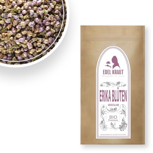 EDEL KRAUT I BIO Erikablüten Heideblüten 250g Tüte - Premium Qualität aus deutscher Manufaktur - frei von Zusatzstoffen - 100% Naturrein von EDEL KRAUT Manufaktur des Lebens