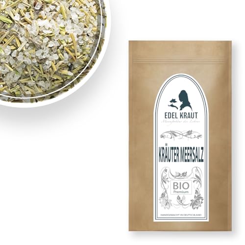 EDEL KRAUT I BIO Kräuter Meersalz 250g Tüte - Premium Qualität aus deutscher Manufaktur - frei von Zusatzstoffen - 100% Naturrein von EDEL KRAUT Manufaktur des Lebens