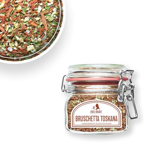 EDEL KRAUT | BIO Bruschetta Toskana im Premium Glas 100g | Gewürze im Glas von EDEL KRAUT Manufaktur des Lebens