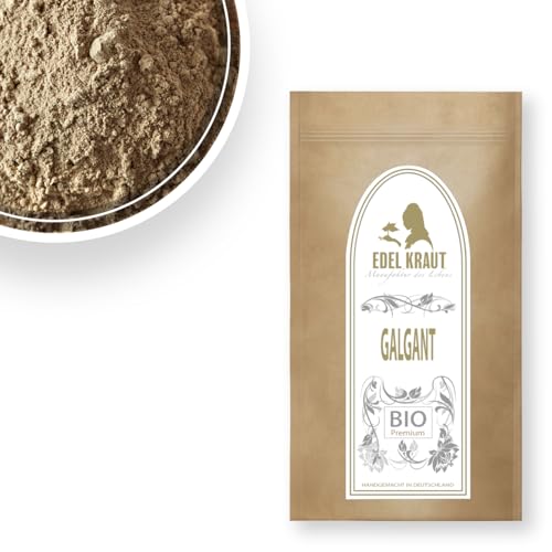 Galgant Pulver BIO 500g | EDEL KRAUT - 100% naturreine GALGANTWURZEL gemahlen - Premium organic galangal root - BIO Galgant Hildegard von Bingen von EDEL KRAUT Manufaktur des Lebens