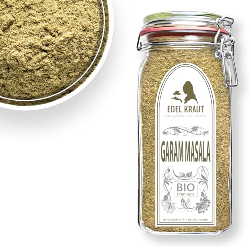 BIO Garam Masala Gewürzmischung 650g im Glas | Indische Gewürze | EDEL KRAUT - 100% naturrein - Gewürze & Gewürzmischungen - frei von jeglichen Zusatzstoffen - kontrolliert biologischer Anbau von EDEL KRAUT Manufaktur des Lebens