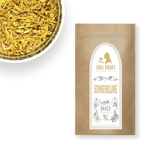 EDEL KRAUT | BIO Sonnenblumenblüten | 250g Sonnenblumenblätter Tee in Bio-Qualität | Naturbelassen & nachhaltig von EDEL KRAUT Manufaktur des Lebens