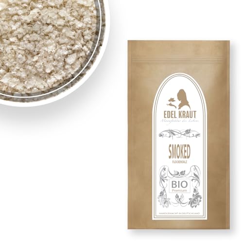 EDEL KRAUT Fleur de Sel geräuchert | 250g Premium handgeschöpftes Norwegisches Rauchsalz Meersalz Flockensalz Salzflocken von EDEL KRAUT Manufaktur des Lebens