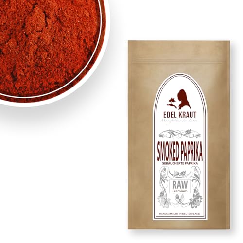 Geräuchertes Paprikapulver 500g | EDEL KRAUT - Premium Paprika geräuchert - 100% naturreines Paprikapulver geräuchert | SMOKED PAPRIKA BBQ von EDEL KRAUT Manufaktur des Lebens