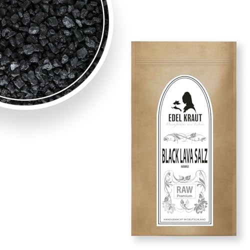 EDEL KRAUT I Hawaiianisches Black Lava Salz 250g Tüte - Premium Qualität aus deutscher Manufaktur - frei von Zusatzstoffen - 100% Naturrein von EDEL KRAUT Manufaktur des Lebens