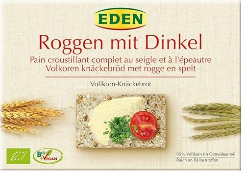 Roggen m. Dinkel Vollk.-Knäckebr. von Eden