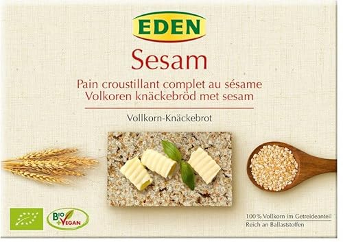 Sesam Vollkorn-Knäckebrot von Eden