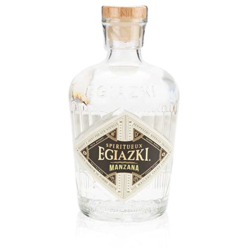 Egiazki Manzana | Baskischer Apfel-Likör | Traditionelle Destillationskunst | 100% natürliche Zutaten | Außergewöhnliche Frische & Sanftheit | Ideal als Geschenk | Genuss pur von EGIAZKI