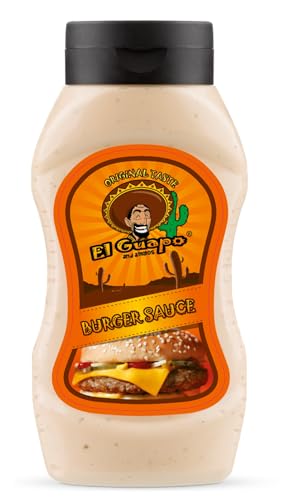 El Guapo Burger Sauce - Originalrezept Mischung für Leckere Burger – Cremige Burgersauce für 100% Voller Geschmack - kann als Dip, Sauce oder Topping auch für Sandwich, Grill verwendet werden – 435 g von EL GUAPO