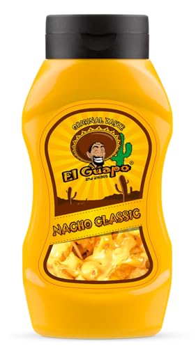 El Guapo Nacho Classic – Neu und Verbessert Nacho Sauce - Käse Geschmack - Cremige und scharfe Nacho Käsesauce Perfekt für jeden Anlass oder mexikanisches Gericht – Dip, Sauce oder Topping - 435 g von EL GUAPO