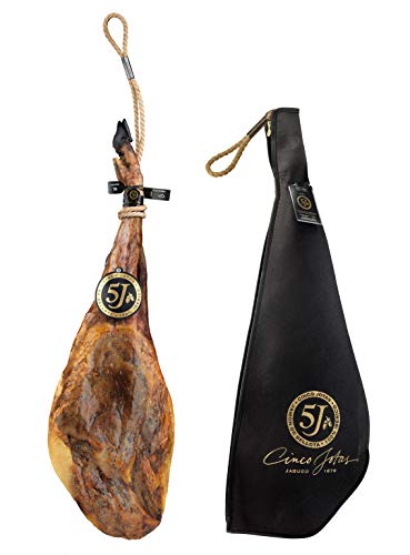 100% Iberico Bellota Schinken Cinco Jotas - 5J - von 7-8 kg Ca. SCHWARZES BEIN - PATA NEGRA von EL PALADAR JAMONERIA & DELICATESSEN