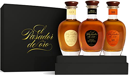 EL PASADOR DE ORO - Rum Probierset - Rum XO + Gran Reserva + Pasión - Herkunft: Guatemala - 3 x 20 cl von EL PASADOR DE ORO