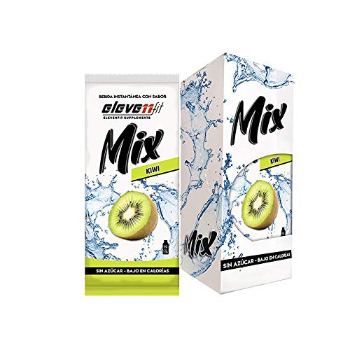 Box mit 12 Beuteln MIX Geschmack Kiwi ohne Zucker von ELEVENFIT