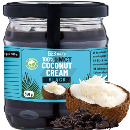 EP Bar Coconut Cream 100% Natürlich Kokoscreme mit Schokolade | 350g | Vegan, Naturbelassen ohne Zusatzstoffe | Kokosmus Ohne Zucker, Gesund Kokosfett, Kokosnusscreme von EP Bar