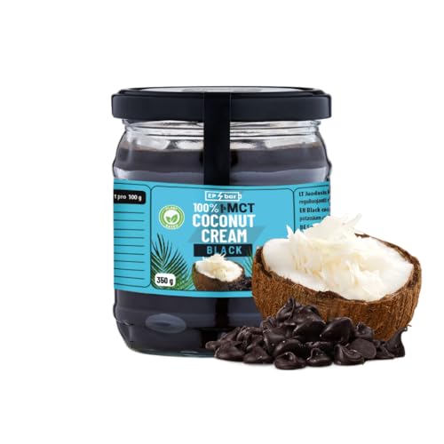 EP Bar Coconut Cream 100% Natürlich Kokoscreme mit Schokolade | 350g | Vegan, Naturbelassen ohne Zusatzstoffe | Kokosmus Ohne Zucker, Gesund Kokosfett, Kokosnusscreme von EP Bar