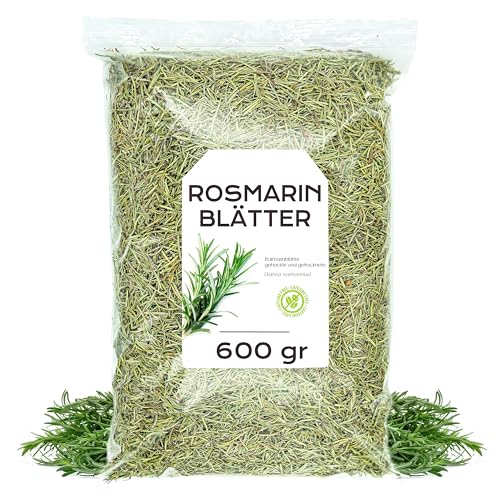 Rosemary 600g - Rosmarin Getrocknet - Rosemary Tee - Lose Aufgüsse - Reich an Mineralien und Nährstoffen - Natürliche Eigenschaften (600 gr, Rosemary) von EPEL