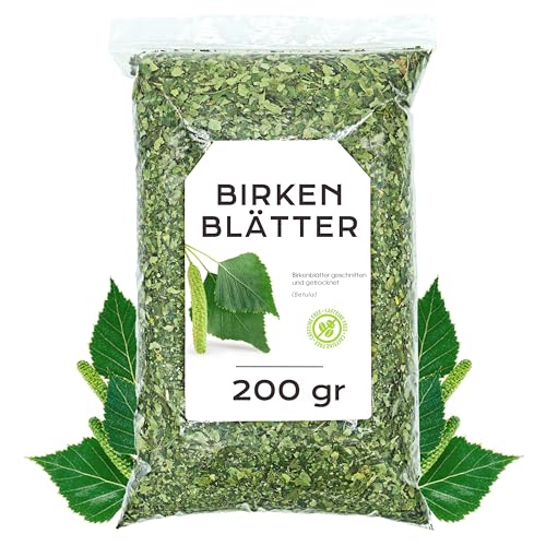 Birkenblättertee 200 gr - Birkenblätter - Abnehmender Birkentee - Birkenteer - Birkenaufguss - Vitamin C, Antioxidantien und Flavonoide - Kräutertee (200 gr) von EPEL