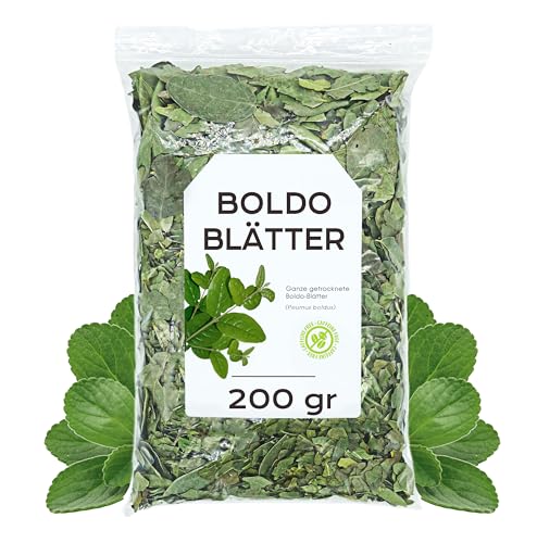 Boldo Infusion 200 gr - Boldo Blätter Tee - Verdauung und Leber schützende Eigenschaften - Kräutertee von EPEL