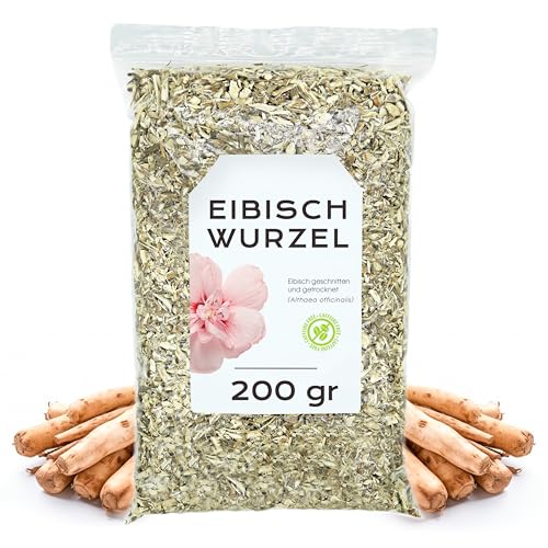 Eibischwurzel Infusion 200 gr - Natürliche Eibischwurzel für Tee oder Infusion - Entspannende und wohltuende Eigenschaften - Kräutertee (200 gr) von EPEL