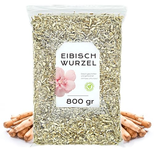 Eibischwurzel Infusion 800 gr - Natürliche Eibischwurzel für Tee oder Infusion - Entspannende und wohltuende Eigenschaften - Kräutertee (800 gr) von EPEL