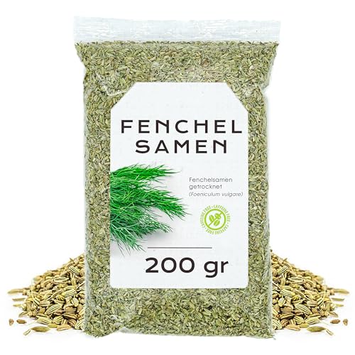 Fenchelsamen 200gr - Fenchelsamen Ganz - Fencheltee - Fenchel - Fenchelsamen Lose (200 gr, Fenchelsamen Ganz) von EPEL