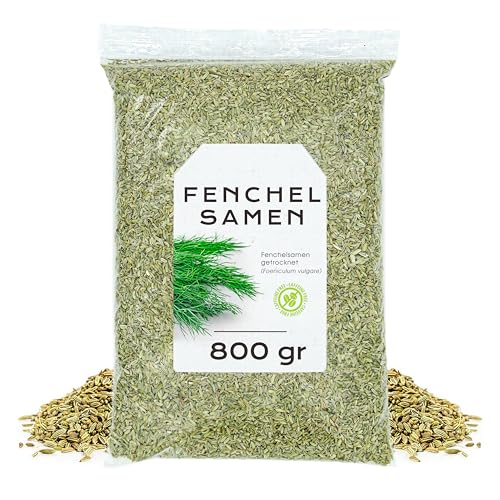 Fenchelsamen 800gr - Fenchelsamen Ganz - Fencheltee - Fenchel - Fenchelsamen Lose (800 gr, Fenchelsamen Ganz) von EPEL