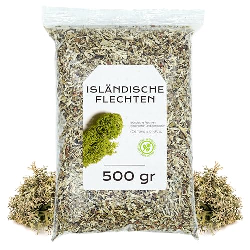 Isländisch Moos 500gr - Isländisch Moos Tee - Isländische Meeresmoostee - Islandmoos - Isländisch Moos Lose (500 gr) von EPEL