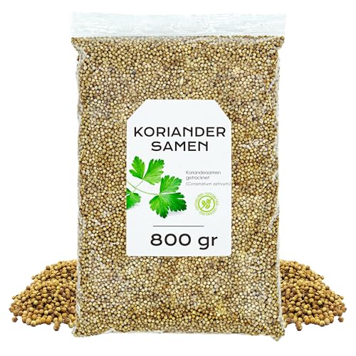 Koriandersamen 800gr - Koriander Ganz - Koriander Tee - koriandersamen Ganz Lose (800 gr, Koriander Ganz) von EPEL