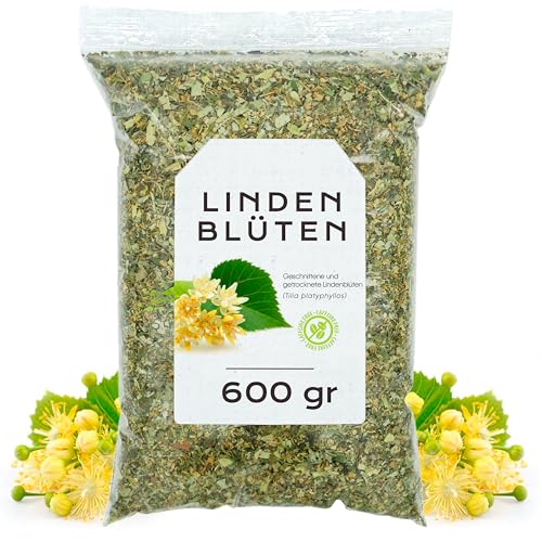 Lindenblütentee 200gr - Lindenblüten - Lindenblüten Getrocknet - Linde Tee - Lindenblütentee Lose (600 gr) von EPEL