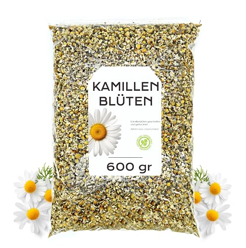 Kamillenblüten 600 gr - Kamillentee - Kamille - Kamillenblüten Getrocknet - Kamillentee Lose - Kamillenblüten Tee - Ganze Kamillenblüten Getrocknet von EPEL