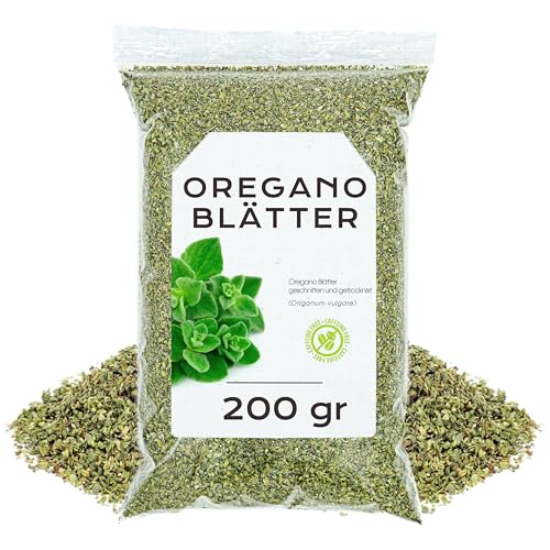 Oregano 200gr - Oregano Getrocknet - Oregano Gewürz - Oregano Gerebelt - Oregano Tee - Oregano Blätter - Oregano Getrocknet Lose (200 gr) von EPEL