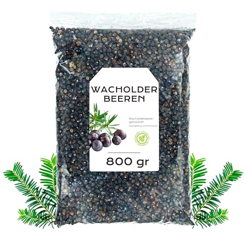 Wacholderbeeren 800g - Wacholderbeeren Ganz - Wacholder - Wacholder - Wacholderbeeren Tee - Bulk-Kräutertees - Natürliche Eigenschaften (800 gr) von EPEL