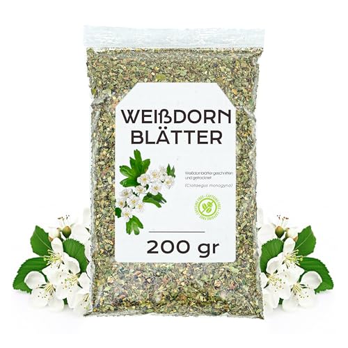 Weidenröschen Tee 200gr - Weissdorn tee - Weißdorn - Weißdornblätter - Weissdorn Getrocknet - Weißdorn Lose (200 gr) von EPEL