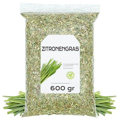 Zitronengrasblätter 200gr - Lemongrastee - Zitronengras Gewurz - Lemongras Getrocknet - Zitronengrasblätter Lose (600 gr) von EPEL