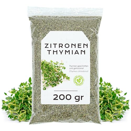 Zitronenthymian 200gr - Zitronenthymian Getrocknet - Thymian Getrocknet - Zitronenthymian Gewürz - Zitronenthymian Lose (200 gr) von EPEL